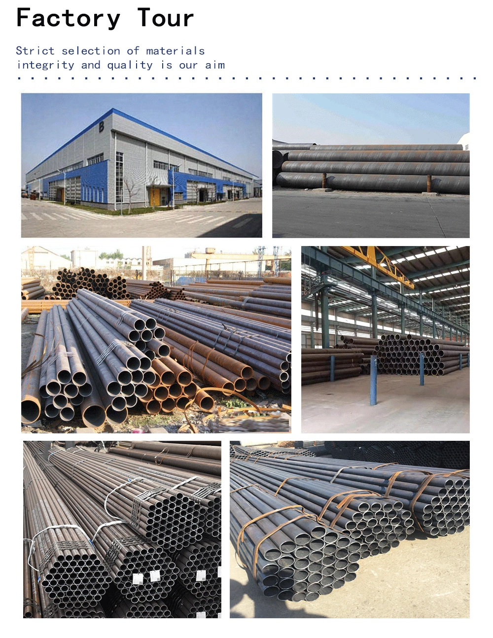 ISO SGS BV Manufacturer Price Per Meter Kg Ss Round Metal Carbon Galvanized Square Welded Seamless Tube Stainless Steel Pipe Seamless Pipe