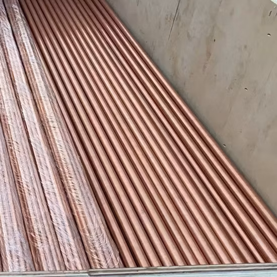 Bobina di rame in ottone senza saldatura Nichel Cuzn10 Cu70ni30 C22000 H90 Foglio di lega Tubo in ottone duro Tubo dritto in ottone per acqua/refrigerazione
